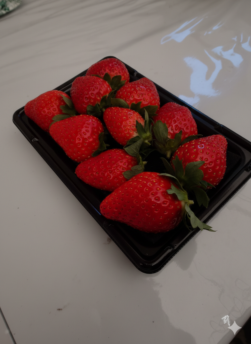 艶やかに、自然に育ついちご。